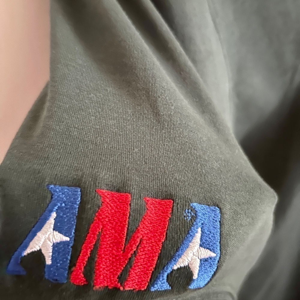 Lands End Motorcycle AMA Polo Shirt Sz M American Motorcycle Hall of Fame Logo - Picture 10 of 11